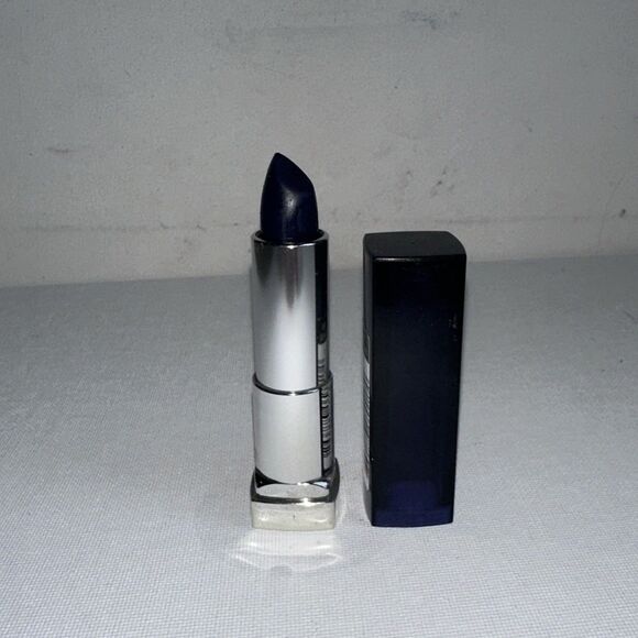 Maybelline Lipstick 840 Midnight Blue Rare Bold Shade Color Sensational - Picture 9 of 16
